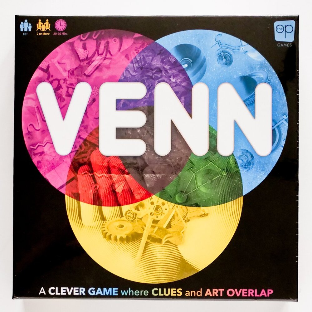 🌟 NEW 🌟 "VENN" Art and Color Clue Game (From the Makers of Hues and Cues)